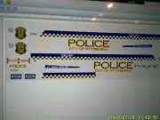 Pittsburgh Pennsylvania Police Patrol Vehicle Decals 1:43