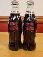 2x Nebraska Football Coca Cola Bottles National Championships 1994