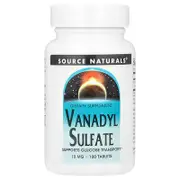Source Naturals, Vanadyl Sulfate, 10 mg, 100 Tablets