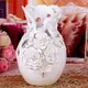 白色歐式陶瓷花瓶客廳擺件電視櫃北歐家居裝飾品小水養鮮花插花大