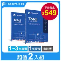 在飛比找myfone網路門市優惠-芬-安全F-Secure TOTAL 跨平台全方位安全軟體1