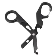 High quality all black aid scissors for gauze canvas and bandage cutting