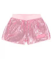 [Moschino Kids] Moschino Kids Sequined shorts Y 12 pink