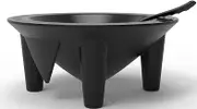 Taki Time Tanoa Set: Durable Kava Bowl with Snug Lid & Premium Ladle - Perfect for Authentic Kava Ceremonies, Home Gatherings, and Special Occasions