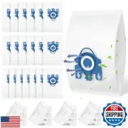 20 Pack 3D Airclean Bags Replacement for Miele GN Vacuum Cleaner Bags for Mie