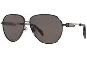 Chopard SCHG63 568P Sunglasses Men's Gunmetal/Polarized Smoke Grey Pilot 62mm