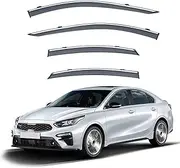 4Pcs Car Wind Deflectors for Kia for Cerato Sedan Mk4-Bd 2019-2022 2023 2024, Side Window Ventilated Visors Rain Deflector