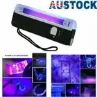Handheld UV Black Light Torch Lamp Blacklight Party Stage Money Verify Detector
