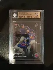 Topps NOW WS-1 Chicago Cubs World Series Champions BGS 10 PRISTINE ALL POP GIFT