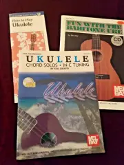 Three Music Books for Ukulele (Sheet Music)