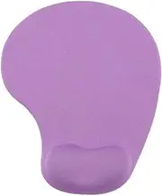 (Purple) Game Mouse Pat Silicone Soft Mouse Pad with Wrist Rest Support Mat for Gaming PC