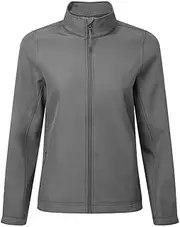 [Premier] Womens/Ladies Windchecker Soft Shell Jacket (UK Size: XL) (Dark Grey)