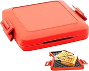 Microwave Toastie Sandwich Maker, Microwave Toastie Maker, Breakfast Machine Wireless Toast Maker, Microwave Sandwich Maker, Silicone Microwaveable Cookware, Non-Stick Coating, Wireless