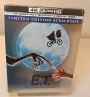 E.T. The Extra-Terrestrial - Limited Edition Steelbook (4K/Blu-ray) NEW-Box S&H
