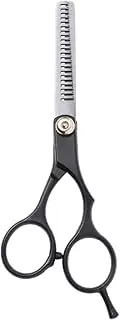 HAKIDZEL 2PCS Professional Hairdressing Scissors Ergonomic Hair Cutting Shears with Teeth and Straight Scissors for Home Pet Grooming and Barber Salon Use
