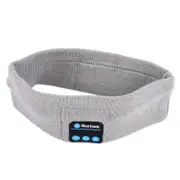 Wireless Bluetooth Earphone Stereo Headphone Sports Headset Sleep Headband W/Mic LIGHT GRAY