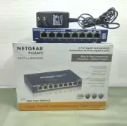 NEW & USED Netgear ProSafe 8 Port Gigabit Desktop Ethernet Switch GS108
