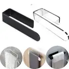 Bathroom Self-adhesive Towel Rack Transparent Wall Towel Rack Towel Rod