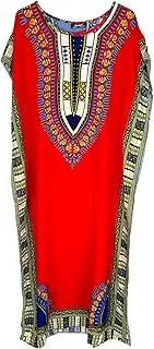 [Kiran Fashion] New Womens Long Maxi Cotton Kaftan Dress Summer Dashiki African Beach Cover