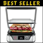 Compact 5-in-1 Digital Sandwich Maker & Griddle Grill for Small Kitchen Spaces