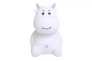 Homedics MyBaby Comfort Creatures Cow 15cm Night Light USB Rechargeable LED Blue