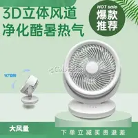 在飛比找樂天市場購物網優惠-空氣循環扇小風扇夏季usb充電迷你風扇辦公室靜音風扇便捷式風