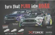 2018 Vaughn Gittin, Jr. X-Force Ford Mustang SEMA Show Formula Drift postcard