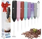 Milk Frother Handheld Battery Operated Electric Foam Maker Powerful Color Black