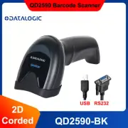 Datalogic QuickScan QD2590-BK 1D/2D Barcode Scanner Kit with USB/RS232 Cable