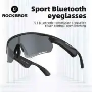 ROCKBROS Sport Polarized Bluetooth Sunglasses Mic Stereo Speaker Touch Control