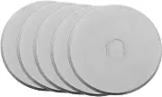 Hohopeti 5pcs Rotary Cutter Replacement Blades Sharp Rolling Blades for Sewing Quilting Crafting and Patchwork Lightweight Design Easy Cutting Tool