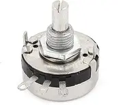 220K (Control electrical) ohm Single Turn 3 Terminal Carbon Linear Variable (50ry283qf322) Potentiometer WTH118-2W