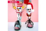 Santa & Snowman Socks (Ages 6-99 Years)
