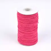 Whole Roll Bright Pink Elastic Round Hat 2mm x 70m Sewing C23-1 AUSSIE SELLER