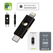 Yubico YubiKey 5Ci FIPS 140-2 Validated, Lightning & USB-C Security Key (x2)