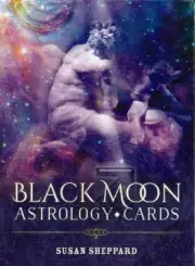 BLACK MOON ASTROLOGY CARDS Tarot Kit Card Deck & Book Set pagan wicca