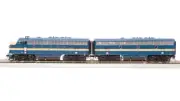 Broadway Limited 8197 HO Texas and Pacific EMD F7 AB Eagle Scheme #1526/1517B