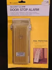 NEW SEALED Vintage Masterbuilt Door Stop Security Alarm