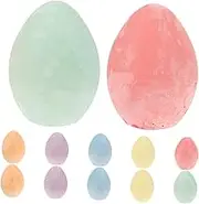 jojofuny 12pcs Egg Shaped Sidewalk Chalk Set for Durable Unique Design for Outdoor Drawing Graffiti and Blackboard Use for Art Activities