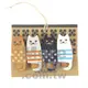 [日潮夯店] 日本正版進口 DECOLE anTicca minanda系列貓咪造型 黑貓 小白貓 灰貓 木質 夾子