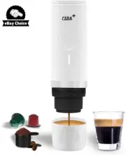 Electric Portable Espresso Machine Mini Fast Brew Compatible Ground NS Capsule