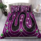 Dreamtime Snake Painting Bedding Aboriginal Doona Duvet Cover Gift Queen Double