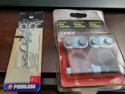 LYNX DEKA RED & BLACK EPOXY COLOR CODED TOP POST BATTERY TERMINALS & HITCH PINS
