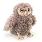 NEW PLUSH SOFT TOY Folkmanis 3138 Owlet Owl Bird Full Body Hand Puppet RETIRED