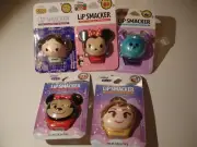 Lip Smacker Disney Set of 5 Lip Smackers - New - b2