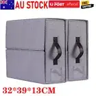 Bed Sheet Storage Box Bedding Organizer Clothes Blankets Container Large AU