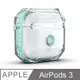 IN7 清透系列 AirPods 3 透明撞色TPU 耳機保護套-綠色