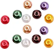 [COHEALI] 200Pcs Round Glass Imitation Pearl Beads DIY Accessories Kit for Jewelry Making Creative Spacer Beads for Bracelets Necklaces and Earrings About