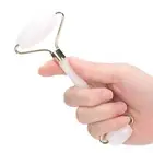 (White Jade)White Jade Roller Ergonomic Natural Facial Massager Roller AU