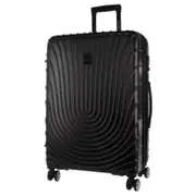 Pierre Cardin Large Hard-Shell Suitcase Travel Luggage Bag 80cm/161L Black